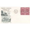 United States 1956 Mount Vernon FDC Mount Verno...