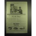 1918 Van Camp's Peanut Butter Ad - To The Boys