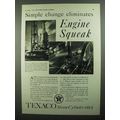 1937 Texaco Steam Cylinder Oils Ad - Engine Squeak