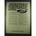 1972 American Electric Power System Ad - Take Charge