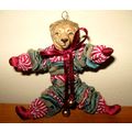 Vintage Christmas Ornament: Circus LION With Ru...