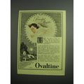 1948 Ovaltine Drink Ad - Peaceful nights