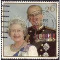 GB, Queen Elizabeth II and Prince Philip, 1997,...