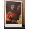 THE TRIBUTE MONEY by Titian unused vintage post...