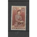 NEW ZEALAND 1957 2/6 BROWN UNMOUNTED MINT