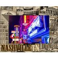 Nashville Tennessee Laser Engraved Wood Picture...