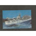 Vintage Postcard HMS Dauntless Light Cruiser Sa...