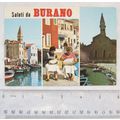 1992 postcard Saluti da Burano