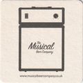 BEER MAT - MUSICAL BEER COMPANY (WATLEDGE) - (C...