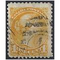 Canada 1868 SG56b 1c Pale Orange-Yellow Fine Us...