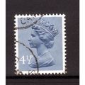 GREAT BRITAIN 1973 SG X 865 4 1/2p GREY BLUE 2 ...