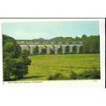 Wales CHIRK Aqueduct Postcard by Dennis (L.2052)