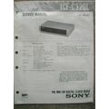 Sony ICF-C320L Service manual