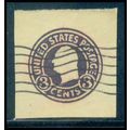 Used U437 2c George Washington Fine Cut Square ...