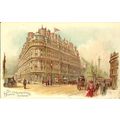 London HOTEL METROPOLE Art Postcard