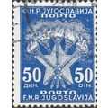 YUGOSLAVIA, Escutcheon, Postage Due, blue 1951,...