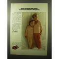 1970 Carters Winter Brights Sleepers Ad - Soft ...