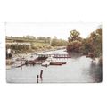 NICE PRINTED POSTCARD OF EAST FARLEIGH LOCK NEA...