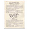 MACOMBER STEEL COMPANY 1931 bar nailer joist ro...