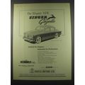 1957 Singer Gazelle Ad - The elegant new Singer Gazelle