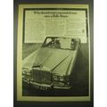 1968 Rolls-Royce Silver Shadow Ad - Why doesn't...