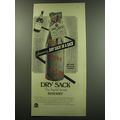 1949 Dry Sack Sherry Ad - Announcing Dry Sack i...