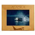 Alaska with Killer Whale Laser Engraved Wood Pi...