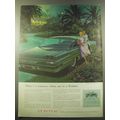 1959 Pontiac Ventura Sports Coupe Ad - Three's a romance when one is a Pontiac