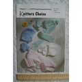 Vintage: Knitters Choice E1169 bonnet, cap, sca...