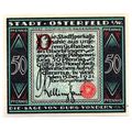 1921 Germany Osterfeld Notgeld 50 Pfennig Note ...