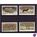 SOUTH AFRICA 1976 WILDLIFE SG 404/407 SET 4 VAL...
