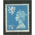 Scotland GB 1989 15p Bright Blue Machin SG S56....