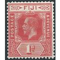 Fiji 1916 SG127a 1d Bright Scarlet Mounted Mint...