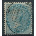 India 1856 SG37 1/2a Blue Fine Used . . ..