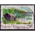 Finland 1977 Sauna Lake 2,00 Used Stamp