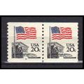 1895 20c U.S. Flag Fine MNH SG CNP Left 5 PA0243