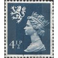 SCOTLAND, Queen Elizabeth II, Machin, blue 1974, 4½p