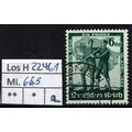 Los H22461: Deutsches Reich Mi. 663, gest.