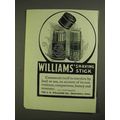 1903 Williams' Shaving Stick Ad - Commends Itself