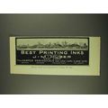 1908 J.M. Huber Printing Inks Ad