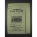 1910 Kelly-Springfield Road Roller Ad