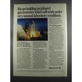 1982 Honeywell ATMOS Spectrometer Ad - Space Shuttle