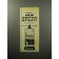 1957 Ronson Ronsonol Lighter Fuel Ad - Only Ronsonol has it! New Switch Spout!