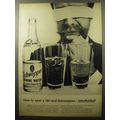 1960 Schweppes Quinine Water Ad - How to spot a gin-and-Schweppes.. Blindfolded