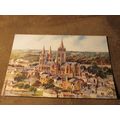 Valentines postcard - Truro Town & Cathedral, C...