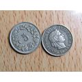 Switzerland 1955 5 Rappen Coin