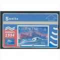 Gibraltar 37 Ship stamp USS McLanahan, mint