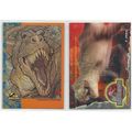 JURASSIC PARK ' 2 PROMO' cards ' (1992/ 2001)