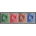 1936 Edward VIII Definitive Set SG457-460.Mount...