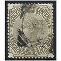 India 1885 SG95 4a Olive-Green Fine Used . ..